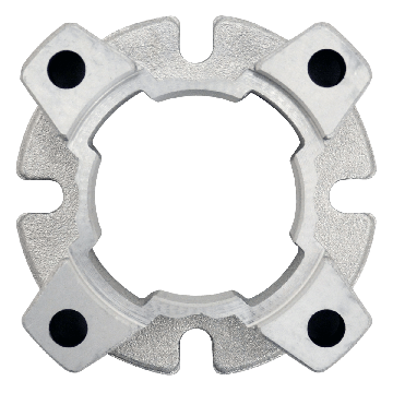 Hydro-Mec 030 afgangsflange F1, Aluminium